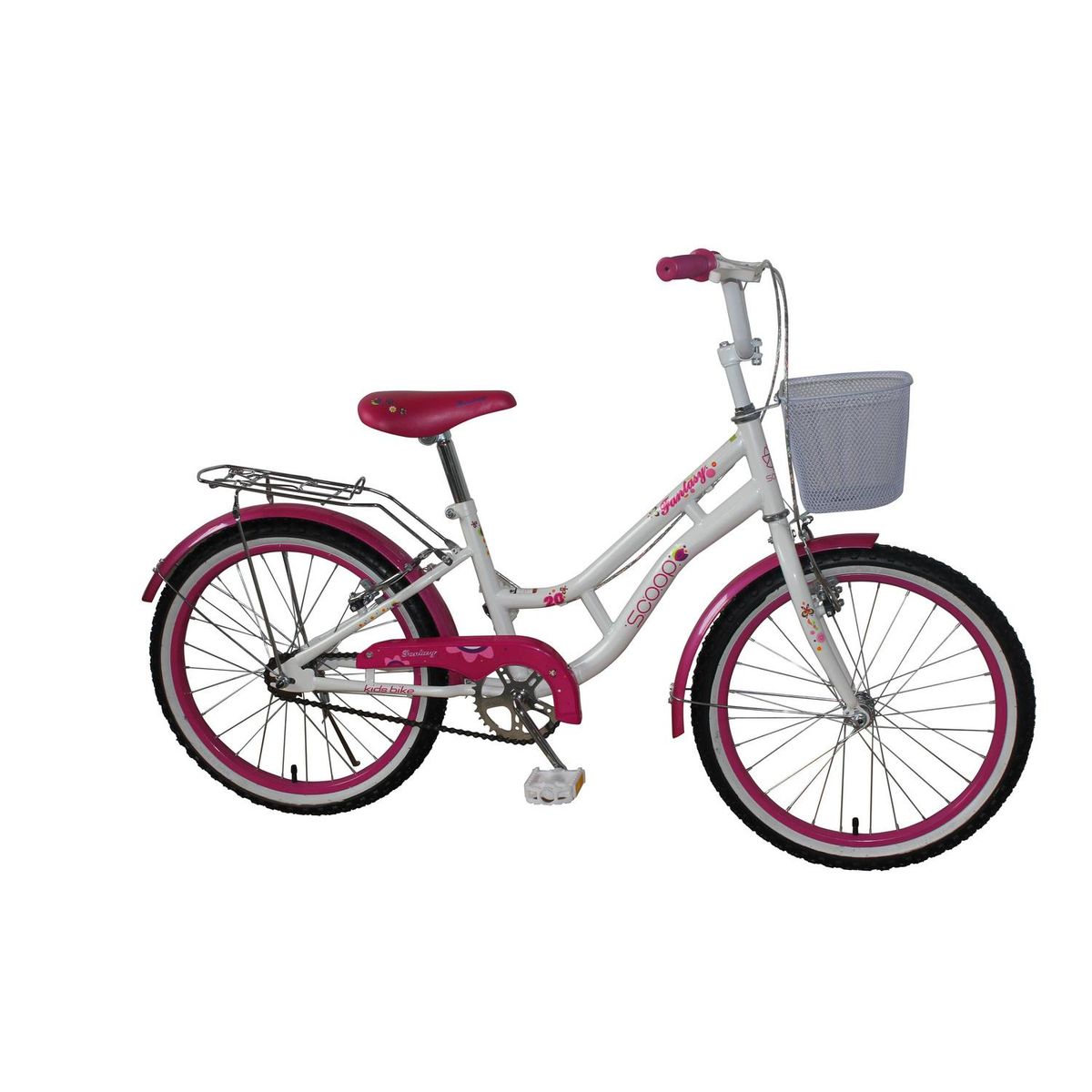 SCOOP - Bicicleta aro 20 fantasy white