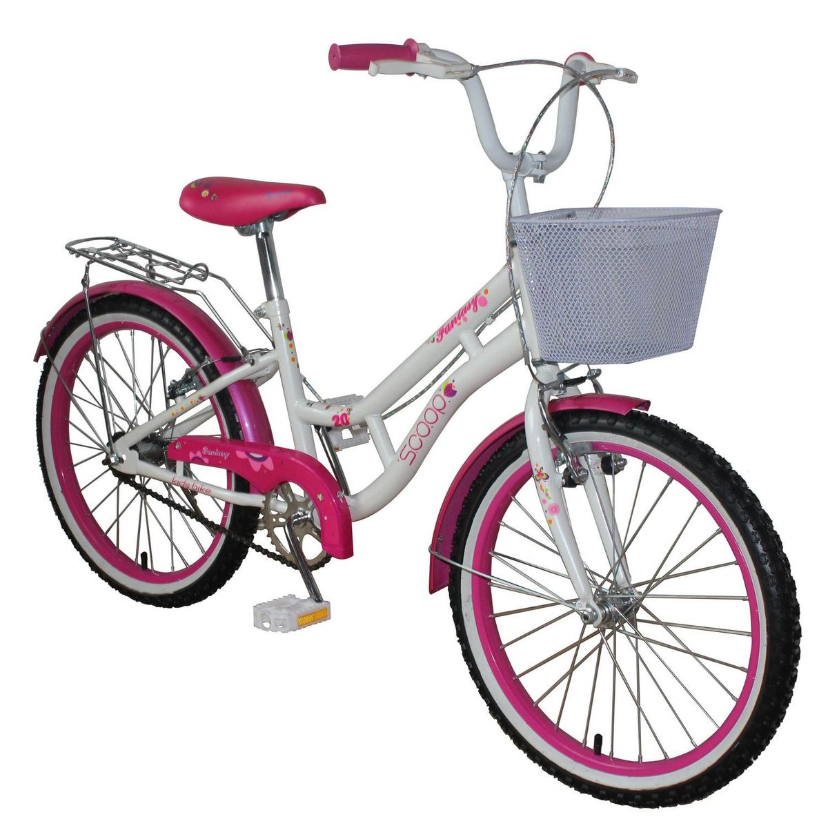 SCOOP - Bicicleta aro 20 fantasy white