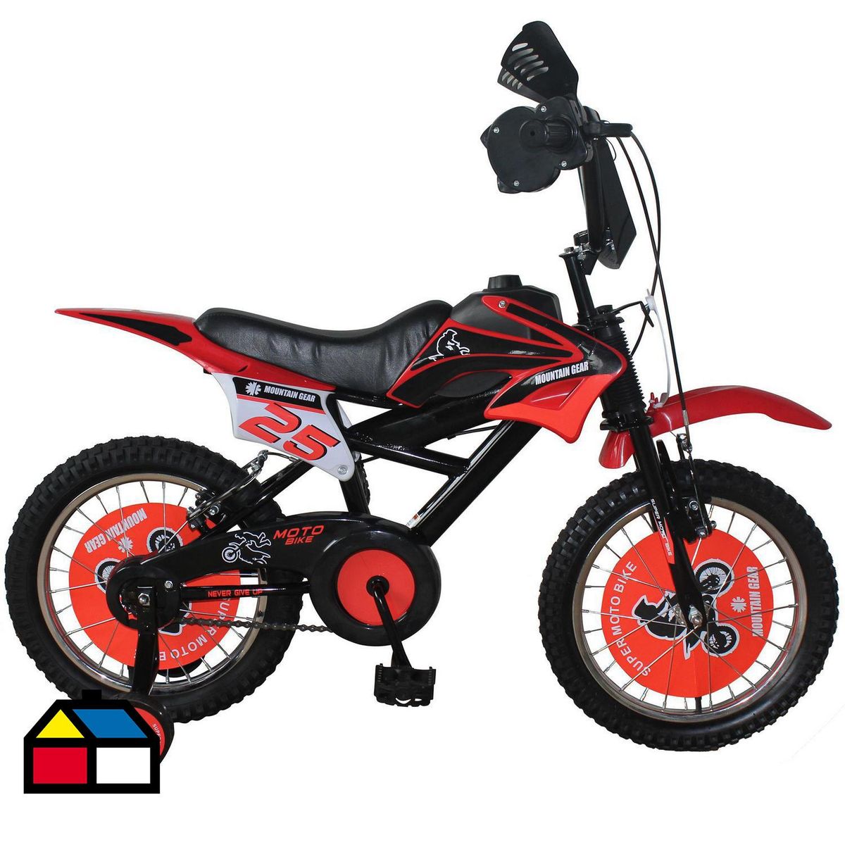 MOUNTAIN GEAR - Bicicleta motobike aro 16.
