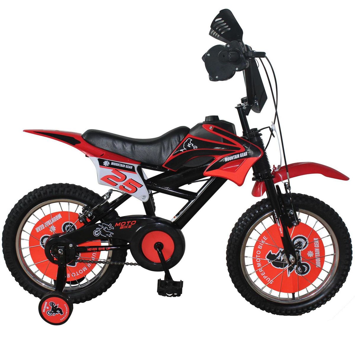 MOUNTAIN GEAR - Bicicleta motobike aro 16.