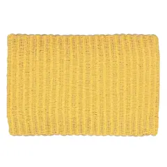 JUST HOME COLLECTION - Individual tejido mimbre mostaza