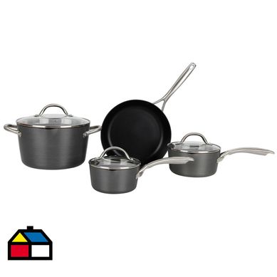 Batera de cocina 7 piezas aluminio