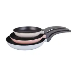 JUST HOME COLLECTION - Set 3 sartenes 20/24/28 cm apilables