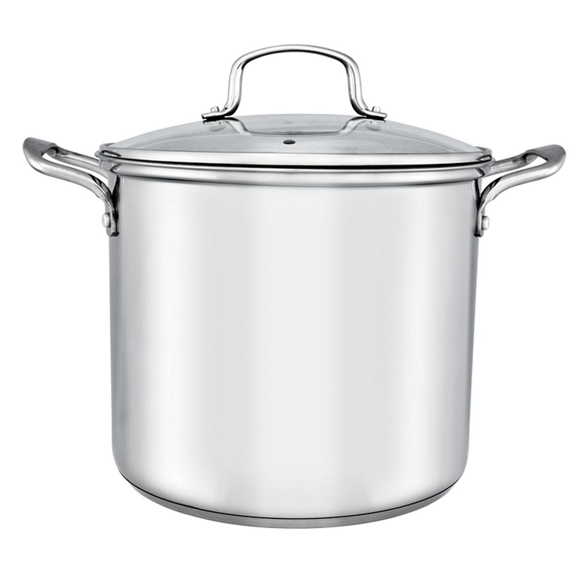 JUST HOME COLLECTION - Olla 28 cm tapa vidrio inox