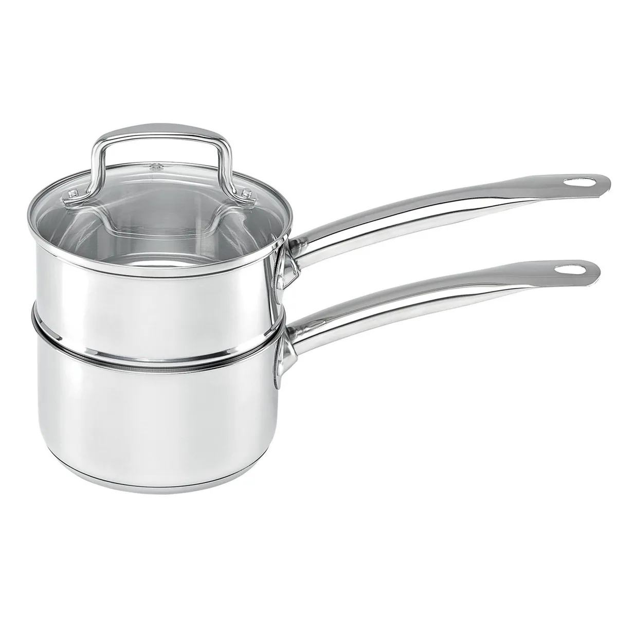 JUST HOME COLLECTION - Cacerola 16 cm con tapa acero inoxidable