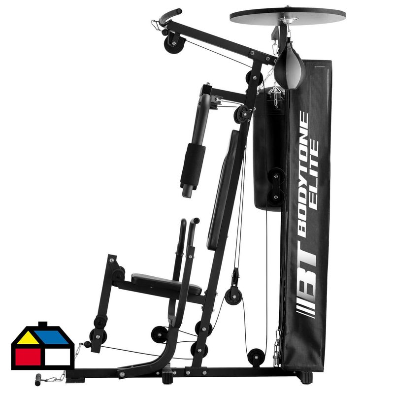 BODYTONE - Máquina Multifuncional Home Gym Atlas Negro/Amarillo