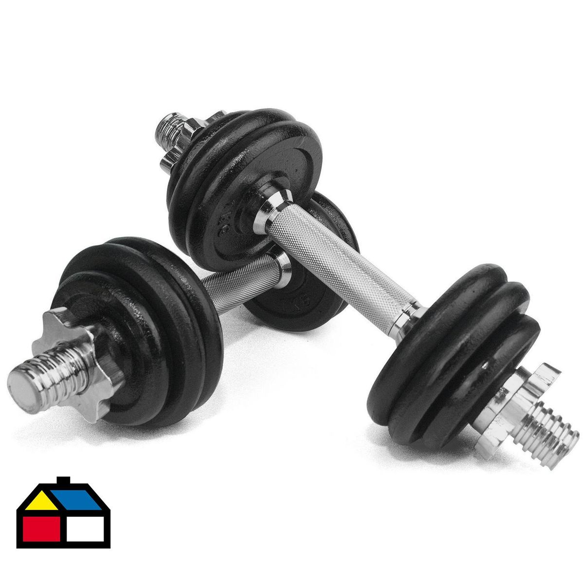 BODYTONE - Kit pesas 20 kg. Negro