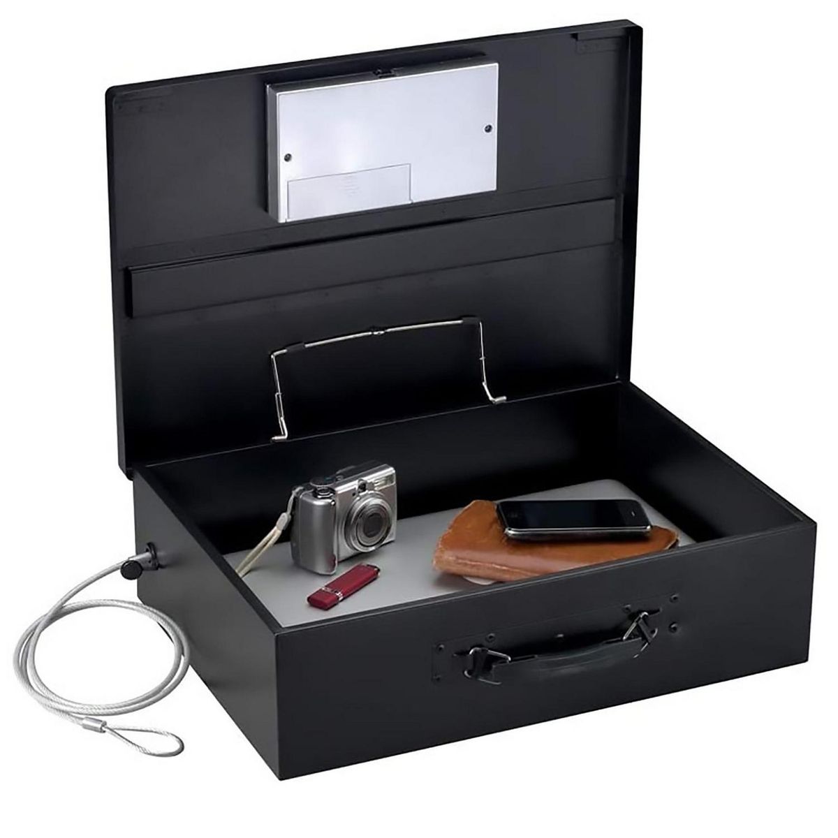 SENTRYSAFE - Caja fuerte portátil con cable 10,93 litros