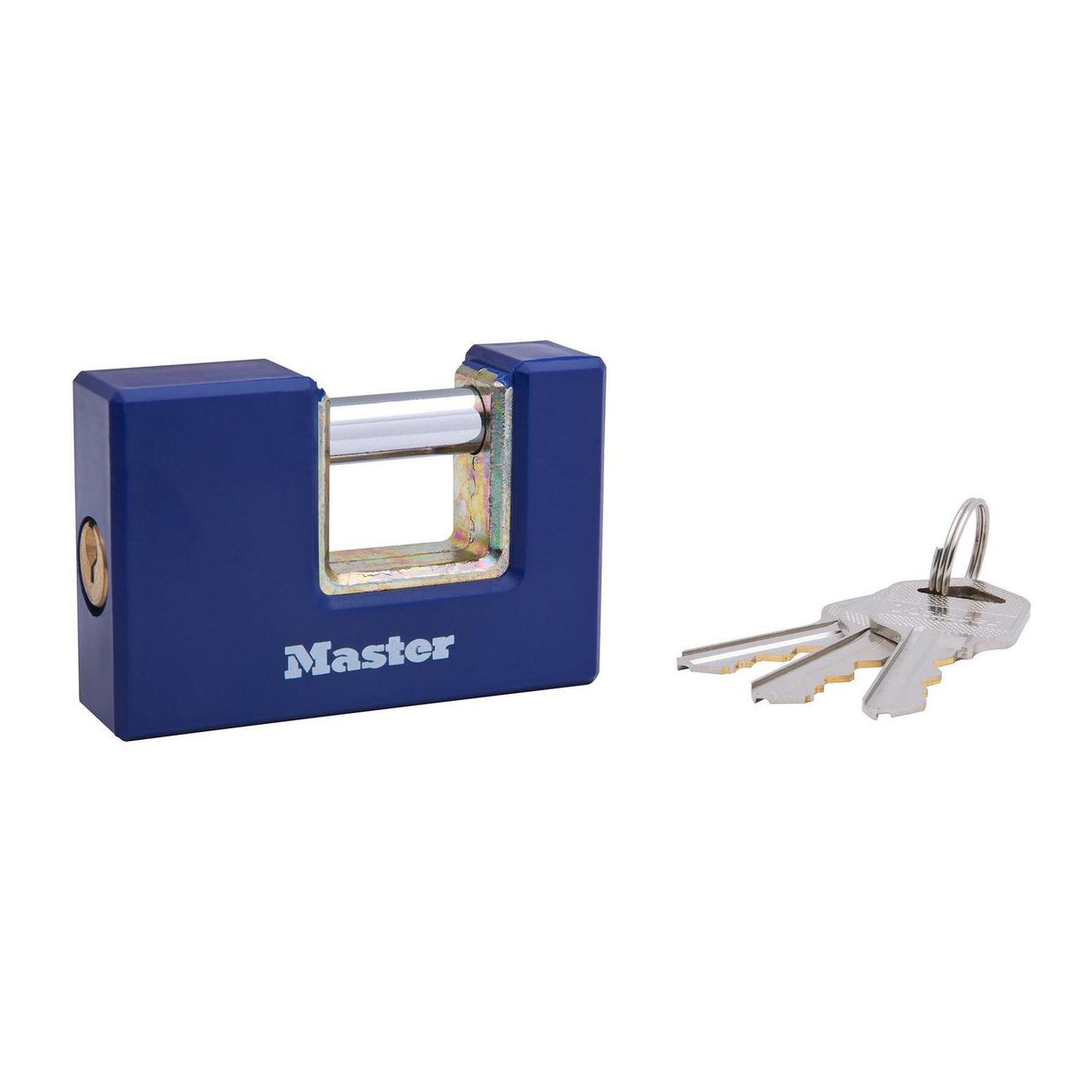 MASTER LOCK - Candado con arco recto 75 mm