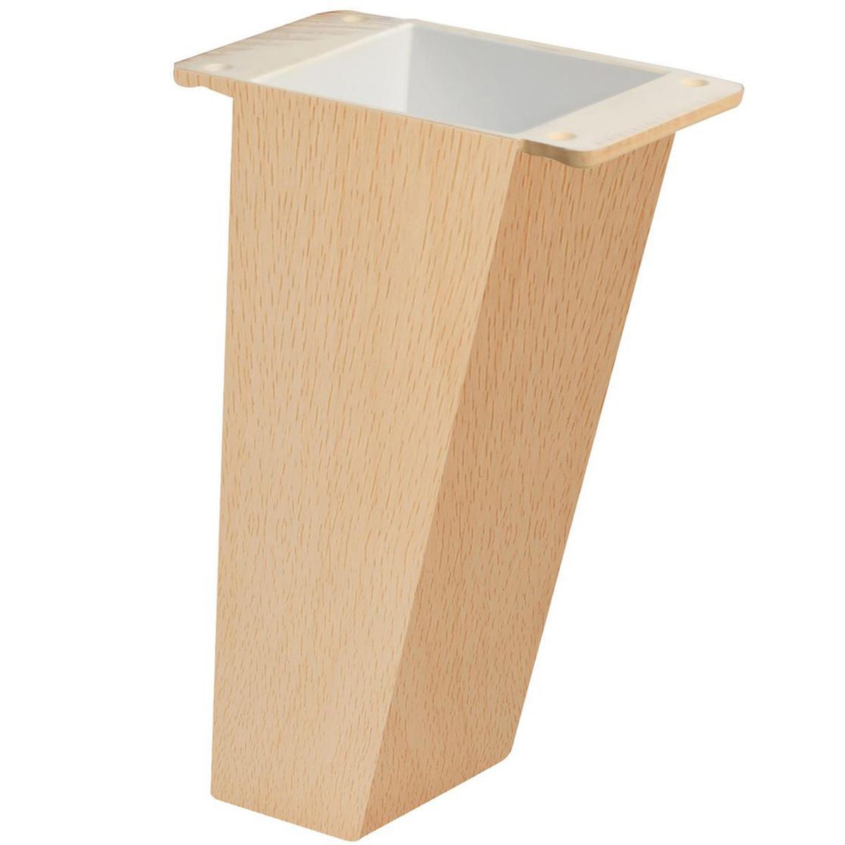 FIXSER - Pata inclinada Kio ABS 120 mm natural