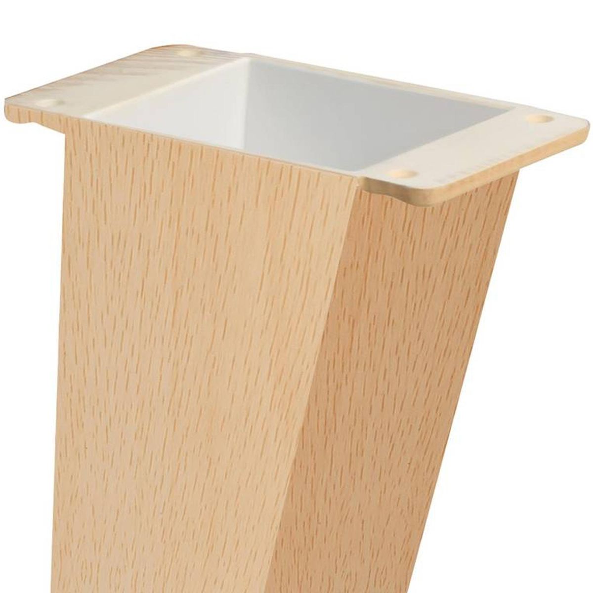 FIXSER - Pata inclinada Kio ABS 120 mm natural