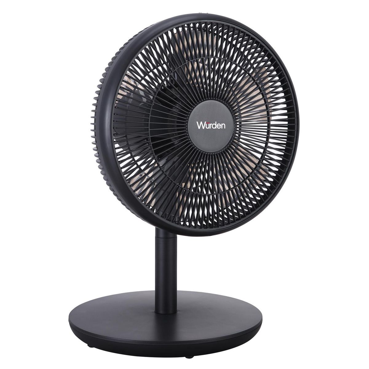 WURDEN - Ventilador de mesa plástico negro 12"