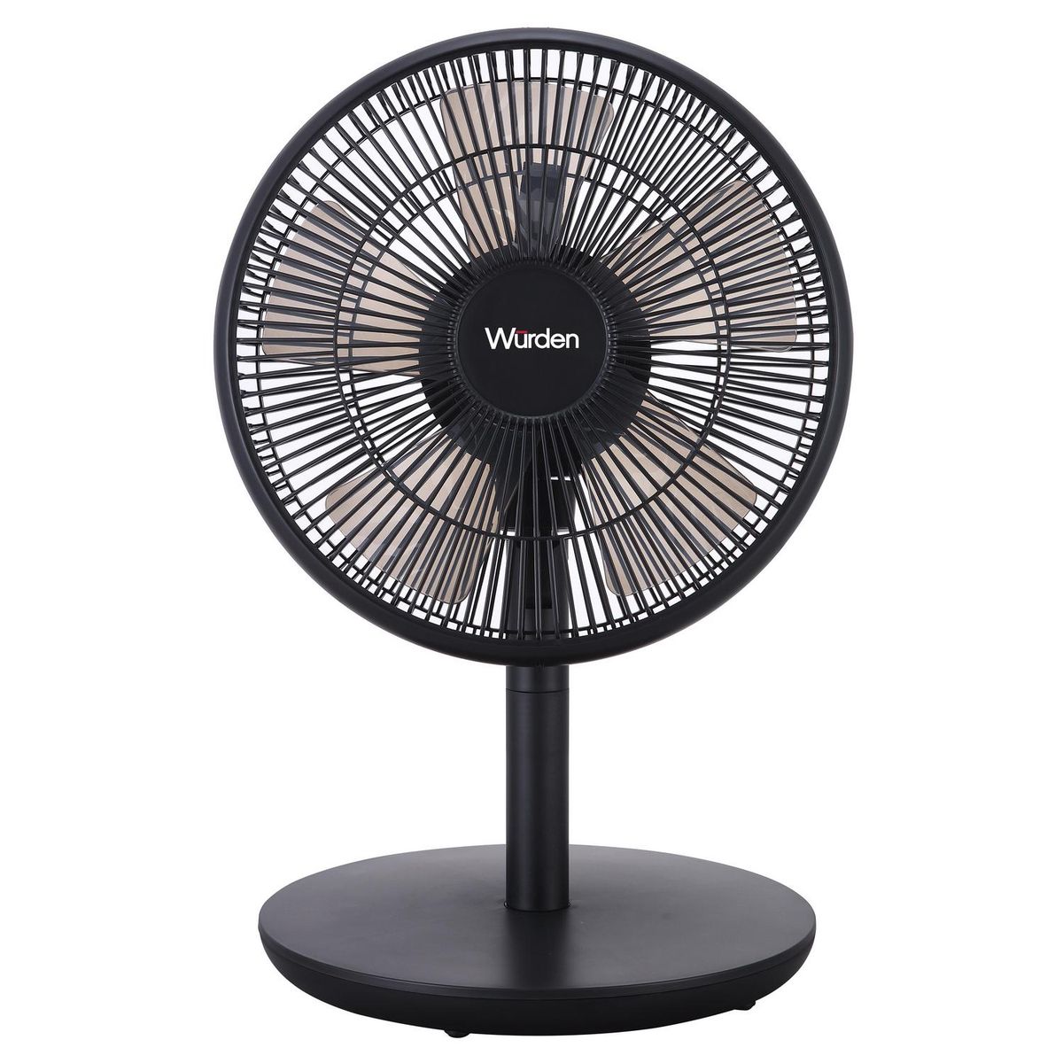 WURDEN - Ventilador de mesa plástico negro 12"