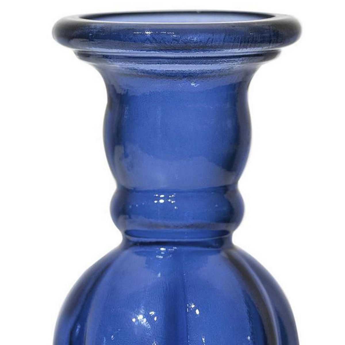 VIDRIOS SAN MIGUEL - Candelabro anadir 30 cm azul