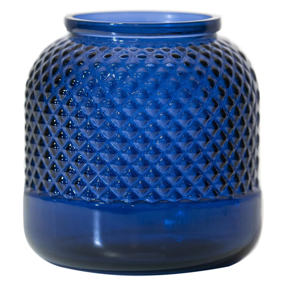 VIDRIOS SAN MIGUEL - Hurricane diamante 19 cm azul