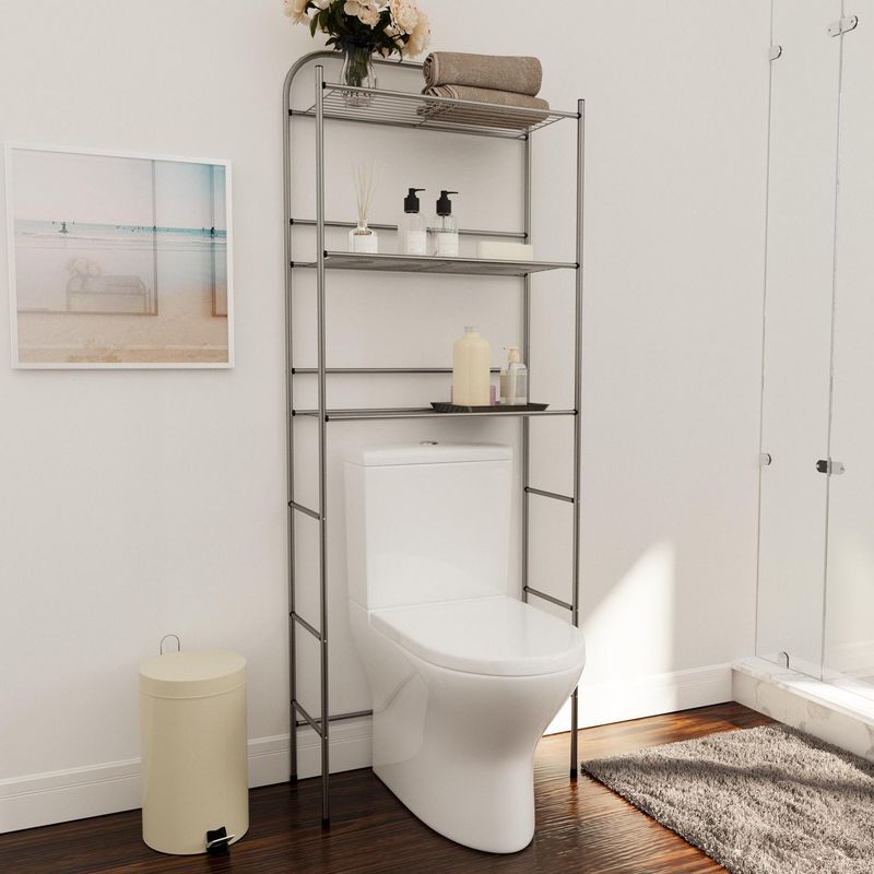 SENSI DACQUA - Estante para Baño Metal 3 Nivel(es) 61x165x25 cm Cromo