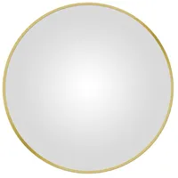 Espejo redondo 60 cm brush gold