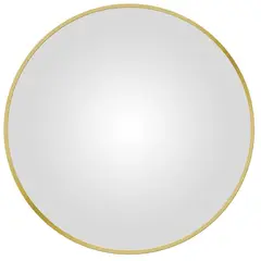 SENSI DACQUA - Espejo redondo 60 cm brush gold