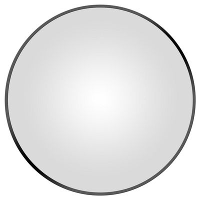 Imagen 2 del producto Espejo redondo 60 cm negro mate