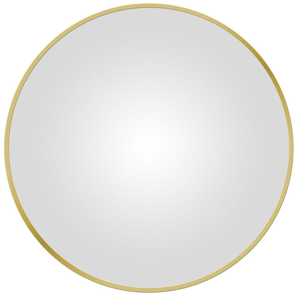 SENSI DACQUA - Espejo redondo 80 cm brush gold