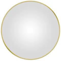 SENSI DACQUA - Espejo redondo 80 cm brush gold