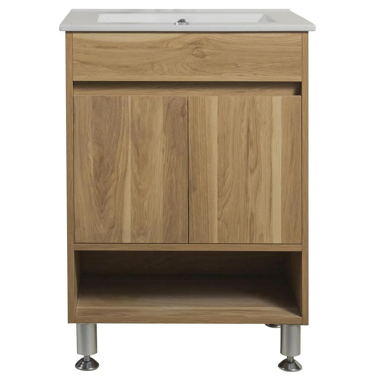 Mueble Baño con Lavamanos Roble claro 61x85x46.5 cm, marca SENSI DACQUA - Foto 2