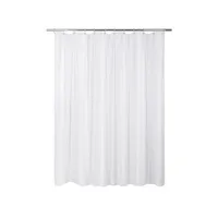 Forro Cortina Baño Blanco 178x180cm con Iman