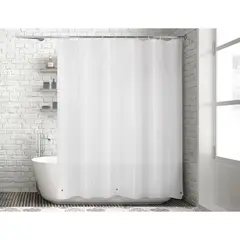 CASA BONITA - Forro cortina de baño 178x180 cm transparente