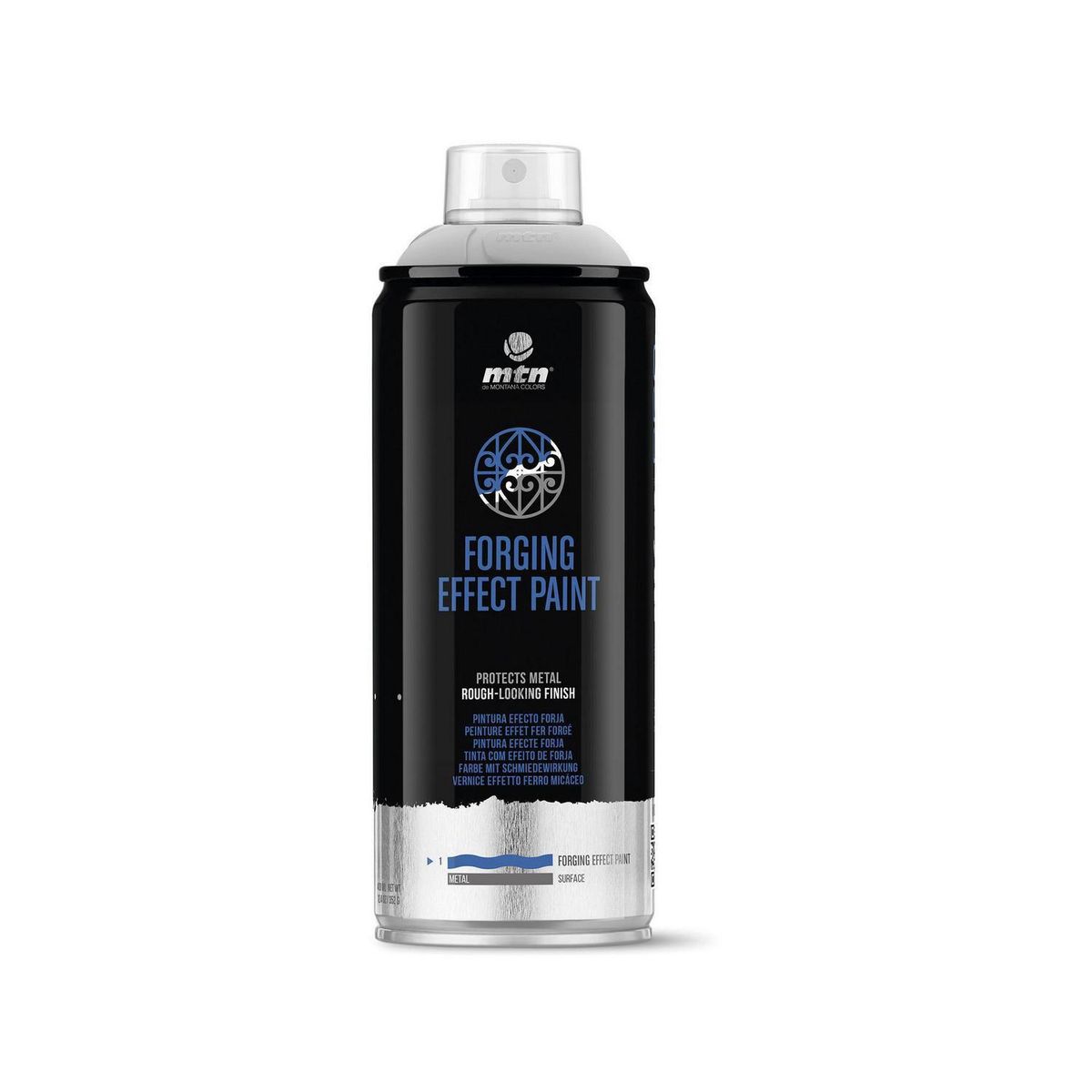 MONTANA COLORS - Pintura Efecto Forjas Spray 0.4 l Mate Gris