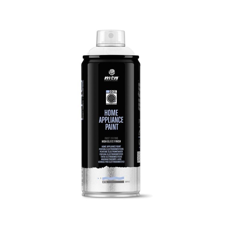 MONTANA COLORS - Pintura para Electrodomésticos en Spray Brillante Inoxidable 400ml