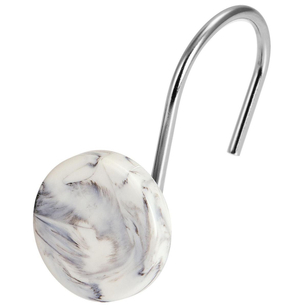 JUST HOME COLLECTION - Set 12 ganchos cerámica blanco