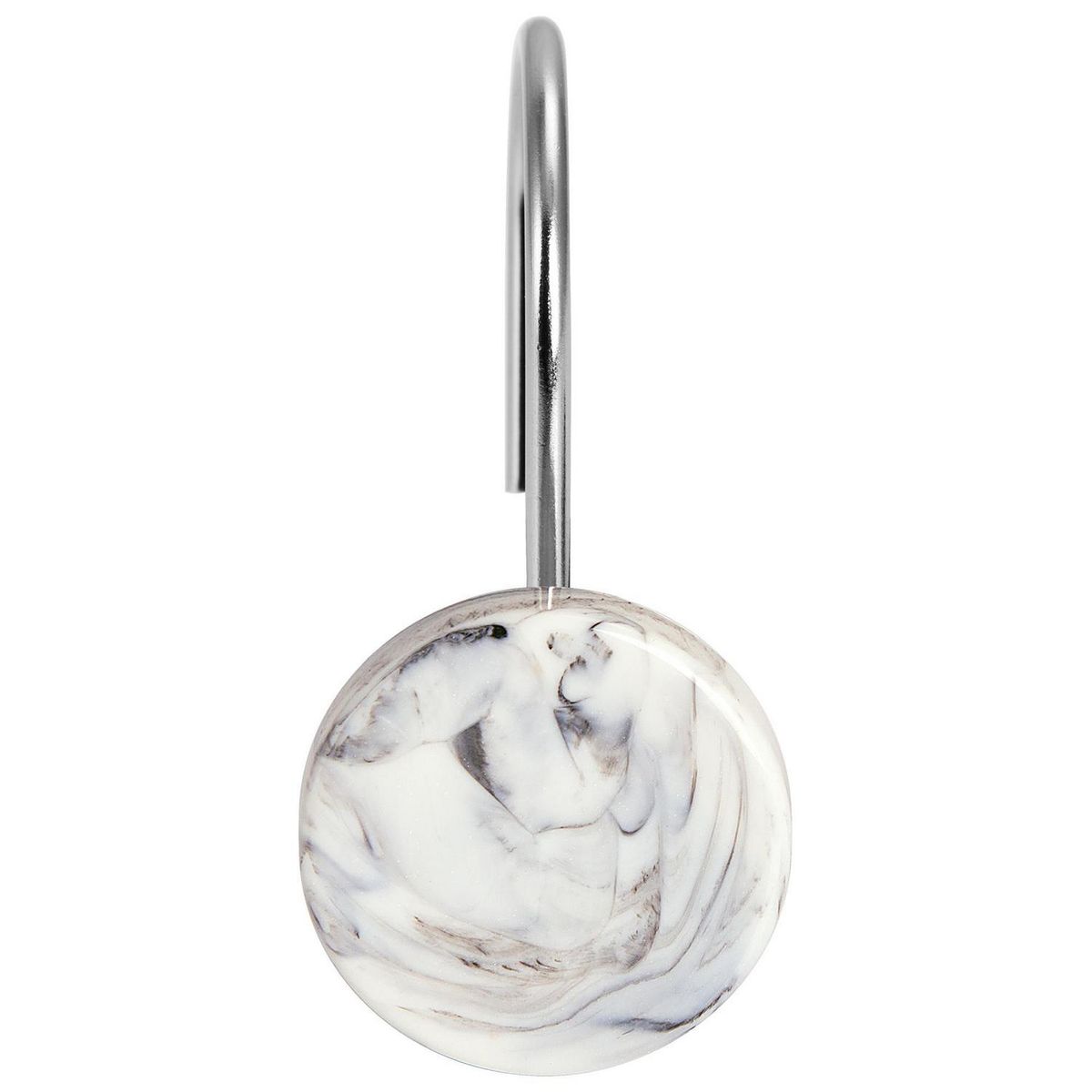 JUST HOME COLLECTION - Set 12 ganchos cerámica blanco