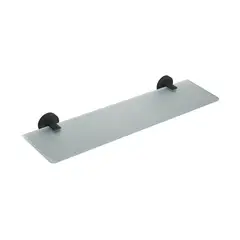 SENSI DACQUA - Repisa vidrio negro mate