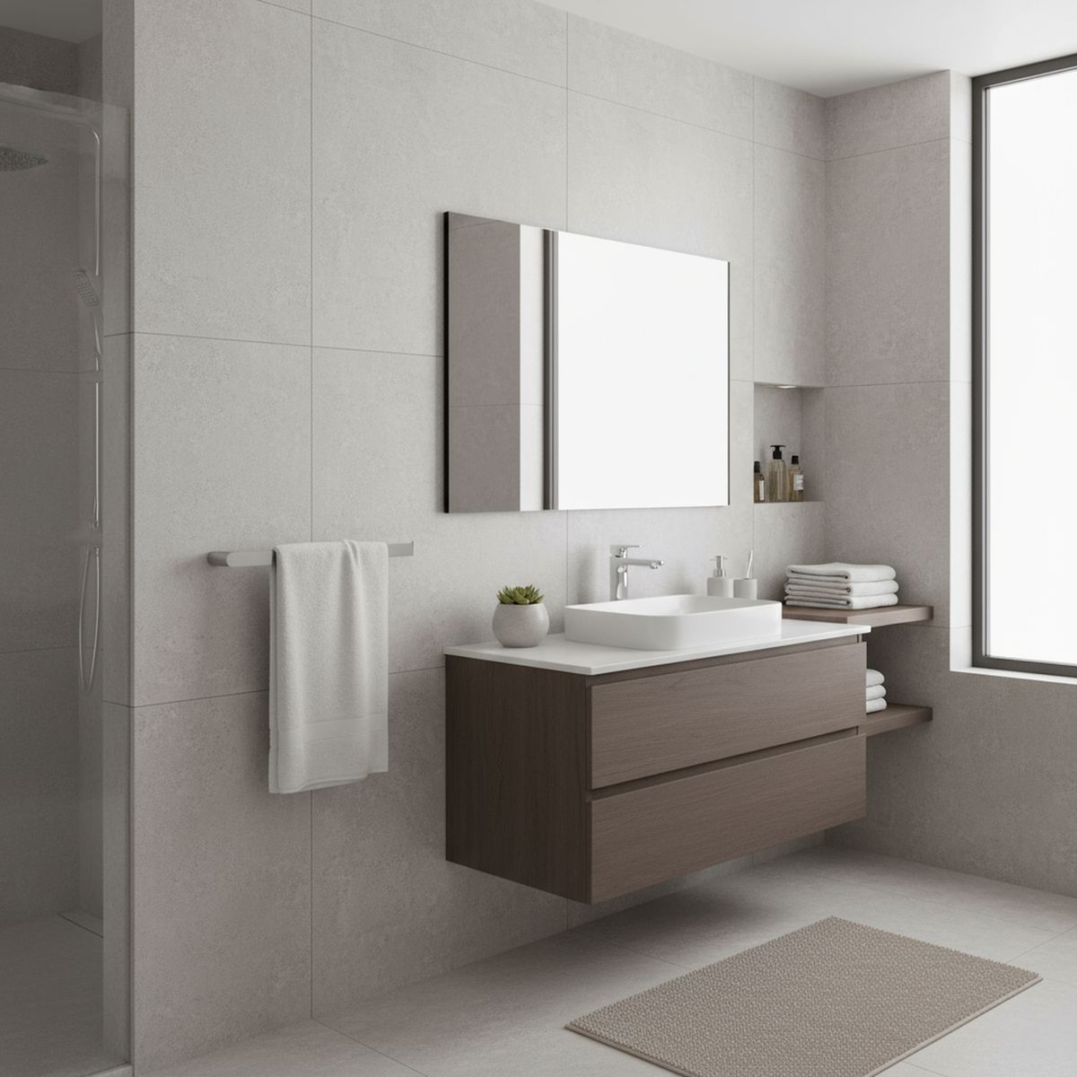 SENSI DACQUA - Toallero Sidney niquel