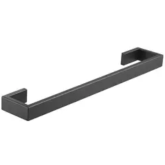 SENSI DACQUA - Toallero barra 46 cm negro mate