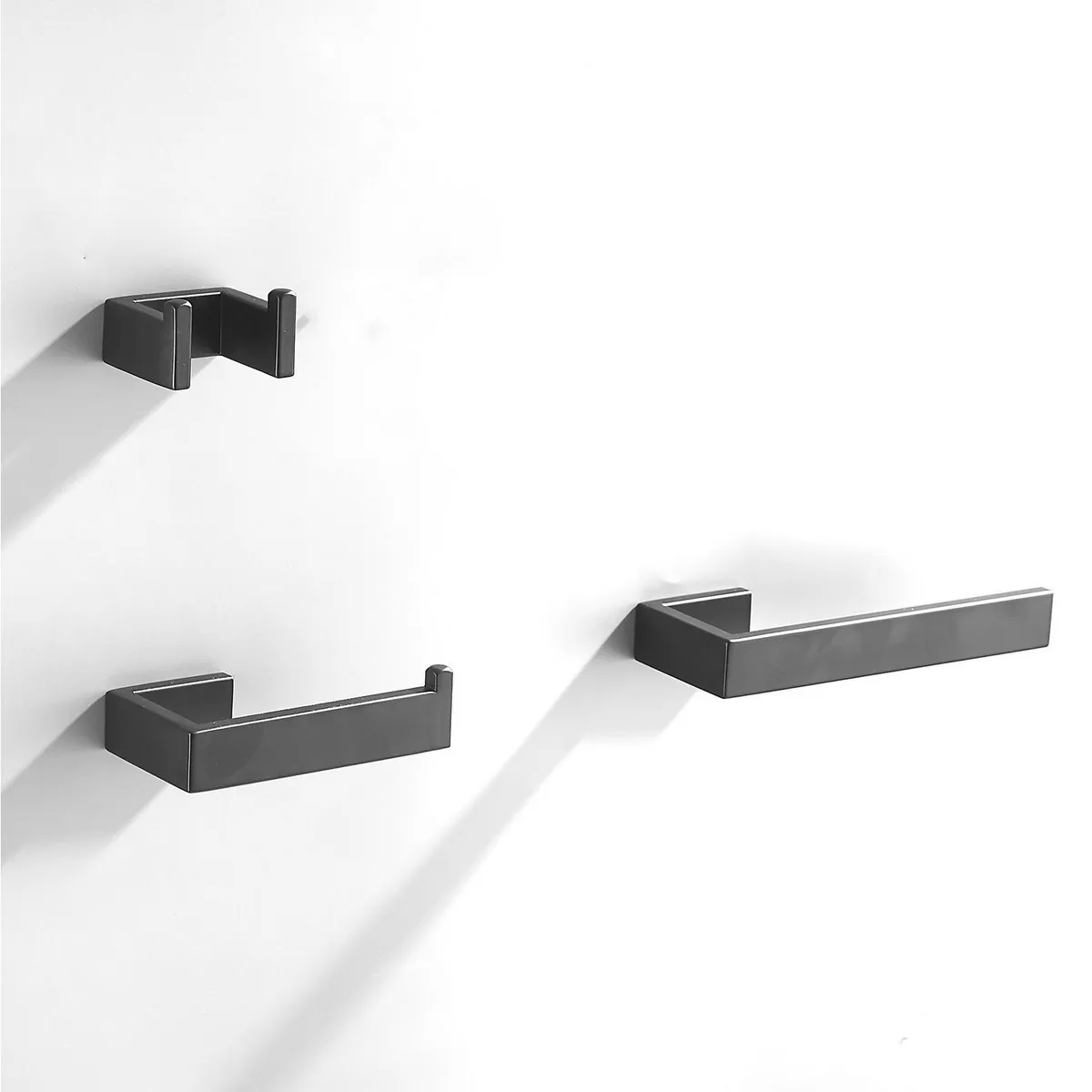 SENSI DACQUA - Set de 3 piezas negro mate