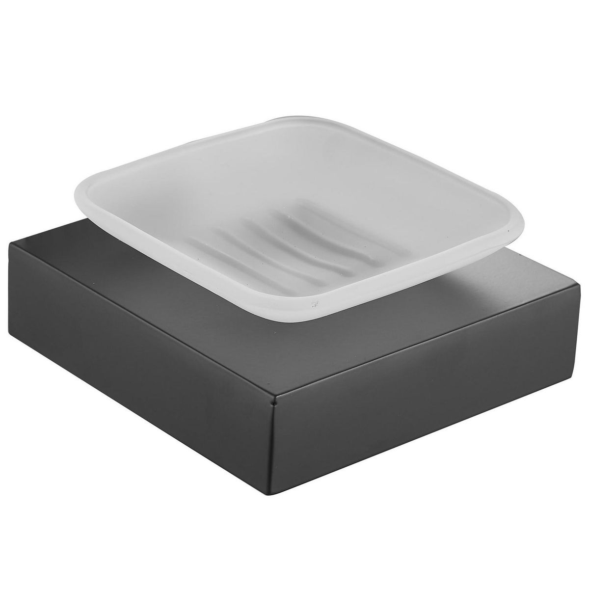 SENSI DACQUA - Porta jabón negro mate