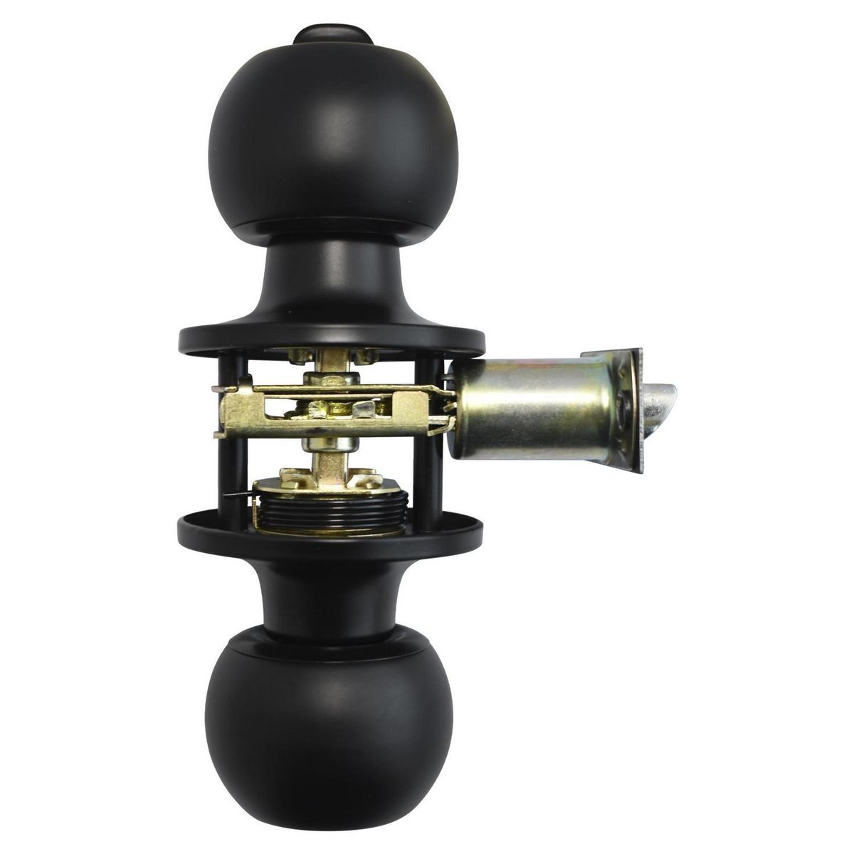 FIXSER - Cerradura pomo baño negra