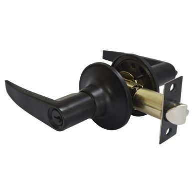 Cerradura manija dormitorio negro