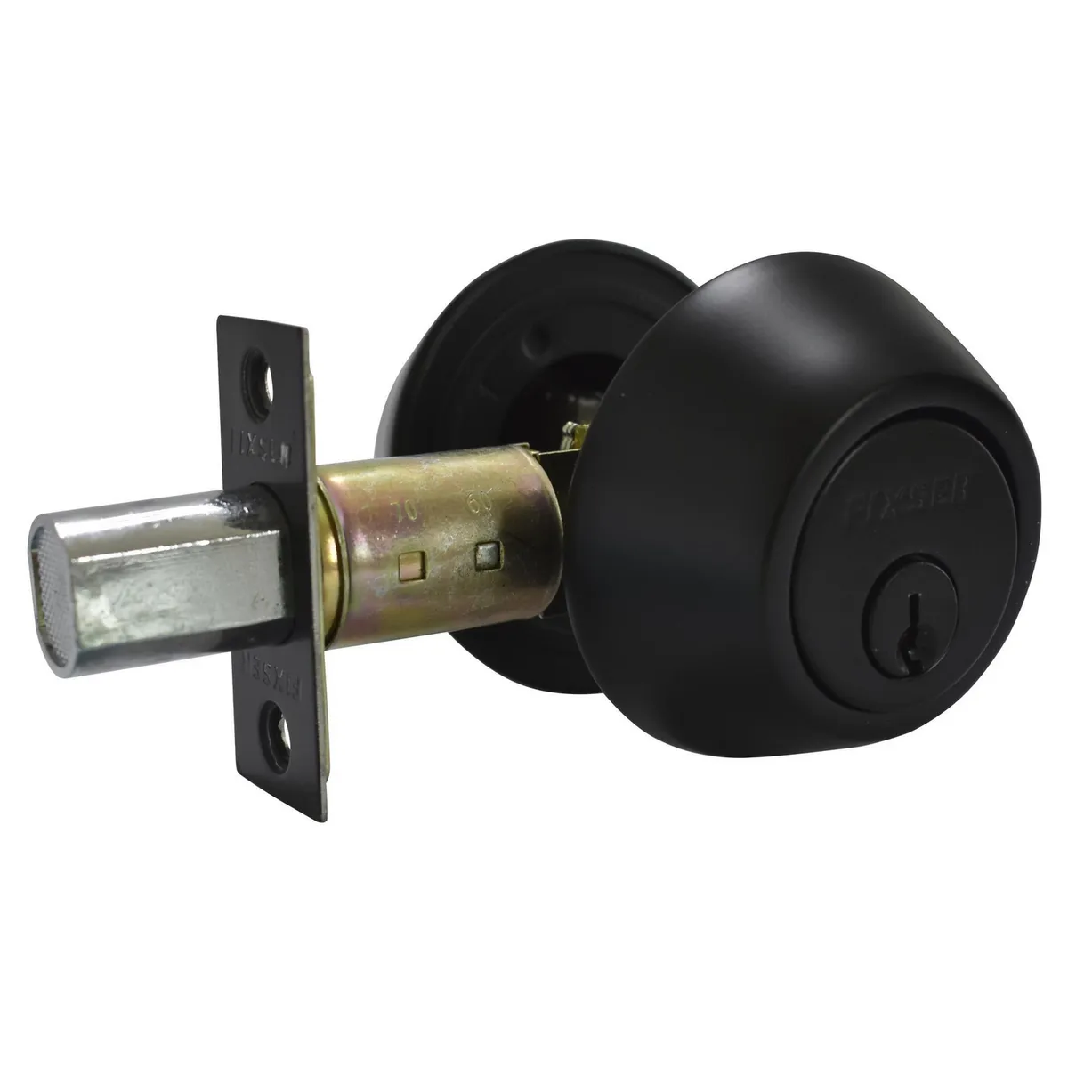 FIXSER - Cerrojo doble acabado negro