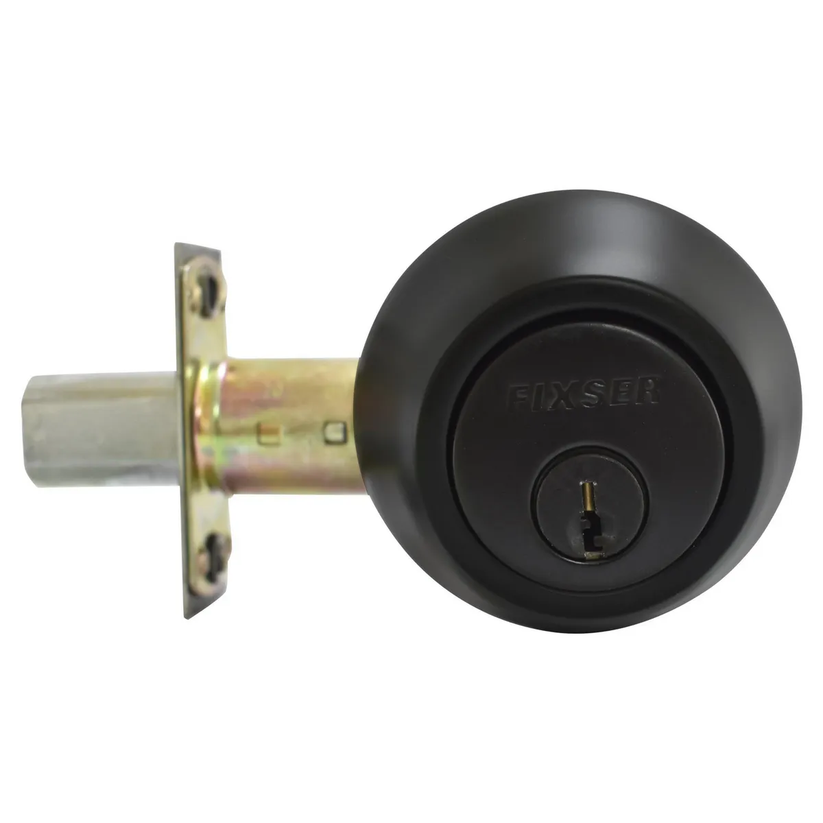 FIXSER - Cerrojo doble acabado negro