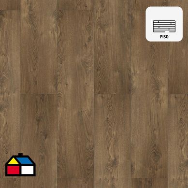 Piso laminado 8 mm oak 2,17 m2.