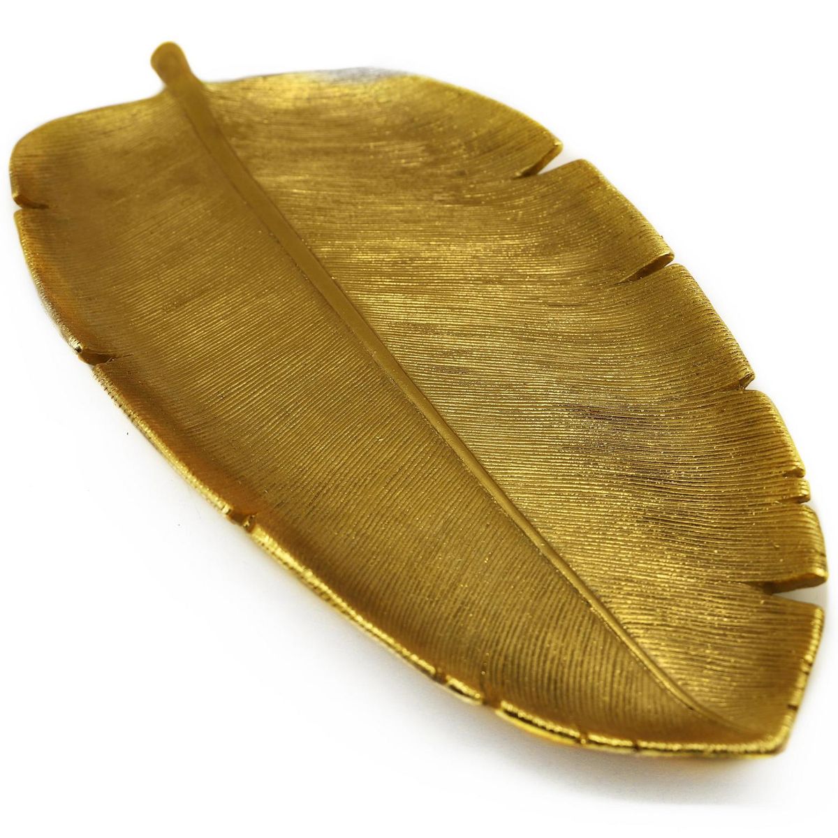 JUST HOME COLLECTION - Hoja poliresina dorada 49 cm