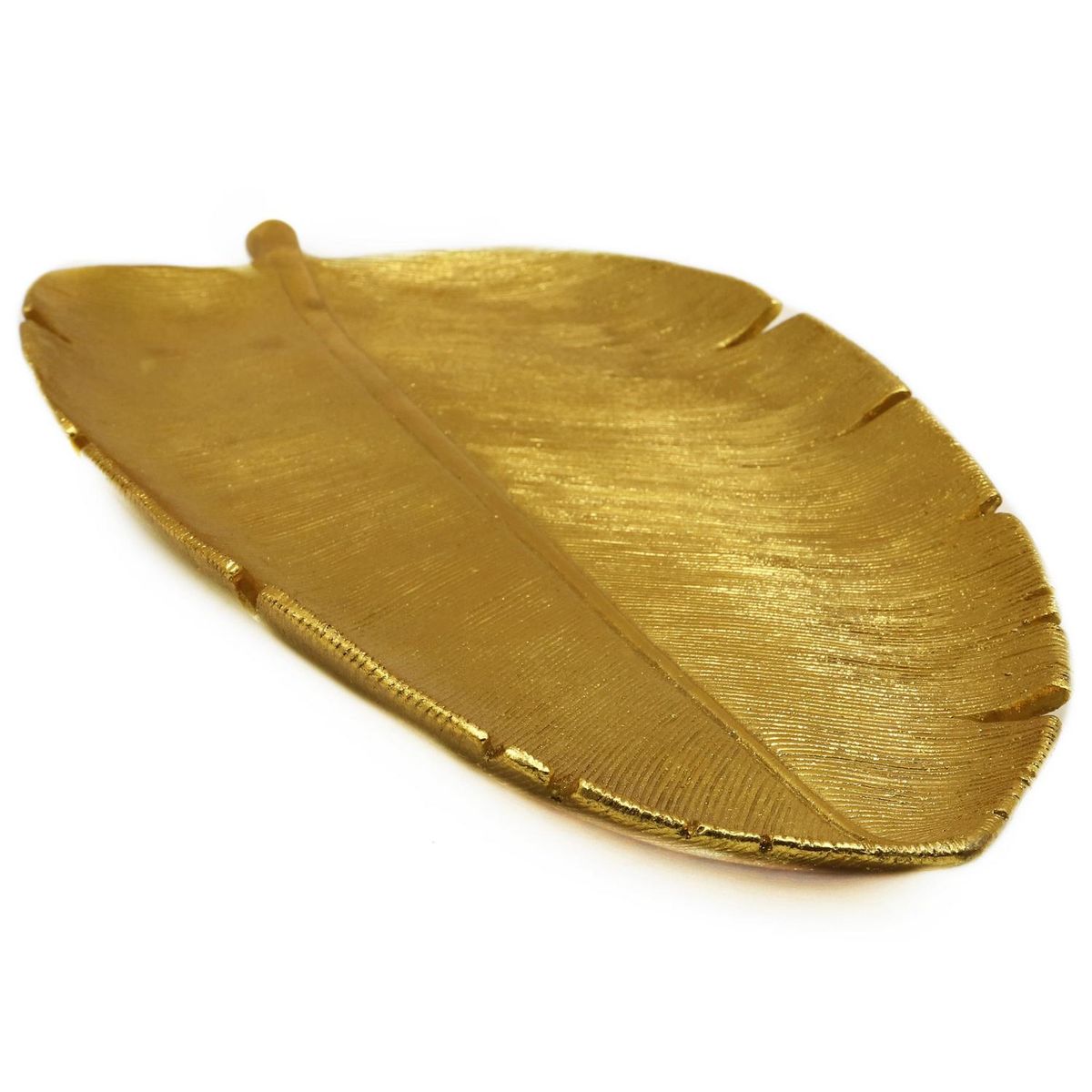 JUST HOME COLLECTION - Hoja poliresina dorada 49 cm