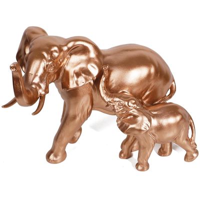 Imagen 2 del producto Figura Elefante Dorado 16.5x22 cm