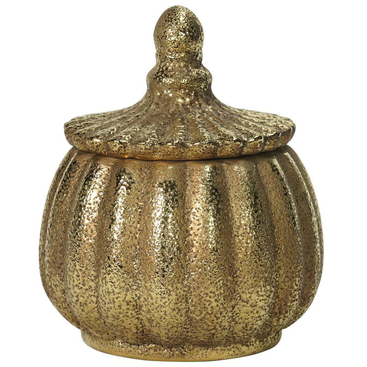 HOMY - Anfora antiguo dorado 18x21 cm