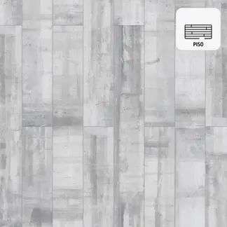 HOLZTEK - Piso Flotante 8 mm Vintage White Gris 1.99 m2