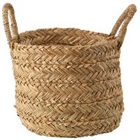 Canasto Decorativo Quilca Hierba Marina 31X21X31 Cm