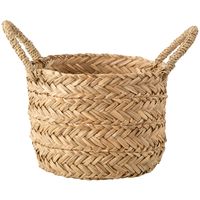 Canasto Decorativo Quilca Hierba Marina 25X25X17 Cm