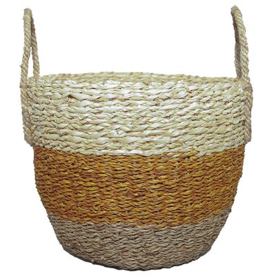 Imagen 2 del producto Canasto Decorativo Palma Hierba Marina 32X28 Cm